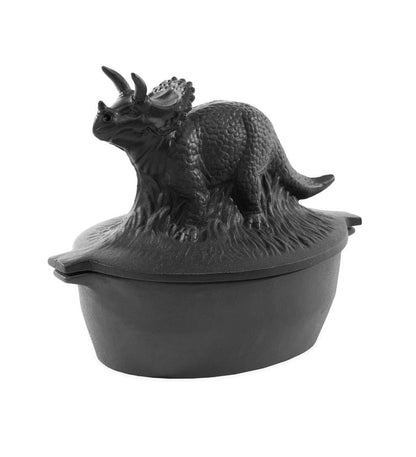 Plow & Hearth Wood Stove Accessories Fireplace & Hearth Cast Iron Triceratops Dinosaur Wood Stove Steamer