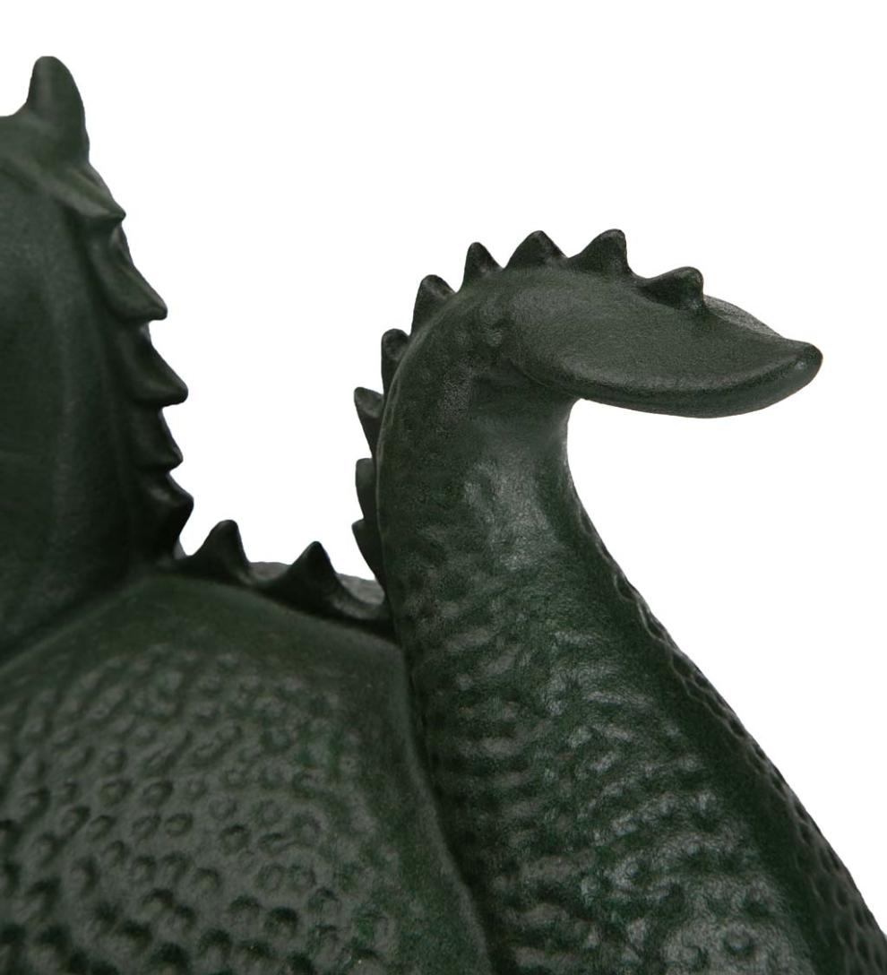 Plow & Hearth Wood Stove Accessories Fireplace & Hearth Green Dragon Cast Iron Wood Stove Steamer - Green