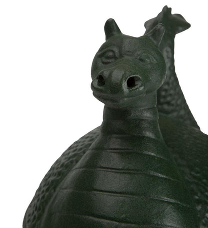 Plow & Hearth Wood Stove Accessories Fireplace & Hearth Green Dragon Cast Iron Wood Stove Steamer - Green