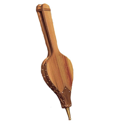 Plow & Hearth Wood Stove Accessories Fireplace & Hearth Hand-Crafted, Usa-Made Black Willow Hardwood Bellows