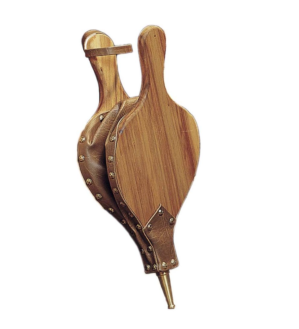 Plow & Hearth Wood Stove Accessories Fireplace & Hearth Hand-Crafted, Usa-Made Black Willow Hardwood Bellows