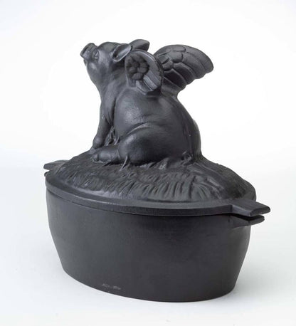Plow & Hearth Woodstove Steamers Fireplace & Hearth Cast Iron Flying Pig Wood Stove Steamer