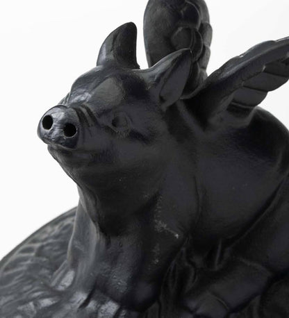 Plow & Hearth Woodstove Steamers Fireplace & Hearth Cast Iron Flying Pig Wood Stove Steamer