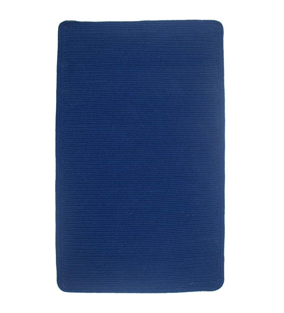 Plow & Hearth Wool Rugs Indoor Living Blue Ridge Rectangle Wool Braided Rugs