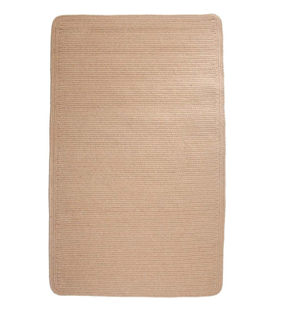 Plow & Hearth Wool Rugs Indoor Living Blue Ridge Rectangle Wool Braided Rugs