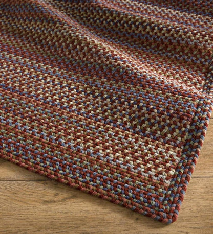 Plow & Hearth Wool Rugs Indoor Living Blue Ridge Rectangle Wool Braided Rugs