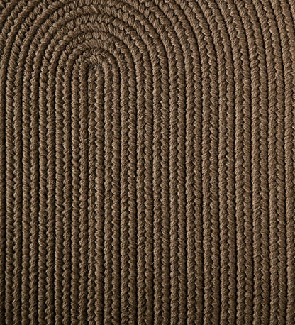 Plow & Hearth Wool Rugs Indoor Living Blue Ridge Wool Braided Oval Rugs, Made In Usa