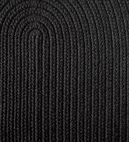 Plow & Hearth Wool Rugs Indoor Living Blue Ridge Wool Braided Oval Rugs, Made In Usa