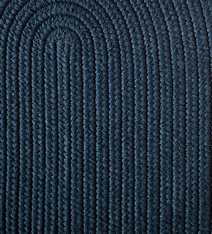 Plow & Hearth Wool Rugs Indoor Living Blue Ridge Wool Braided Oval Rugs, Made In Usa