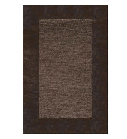 Plow & Hearth Wool Rugs Indoor Living Madrid Banded Wool Hearth Rug