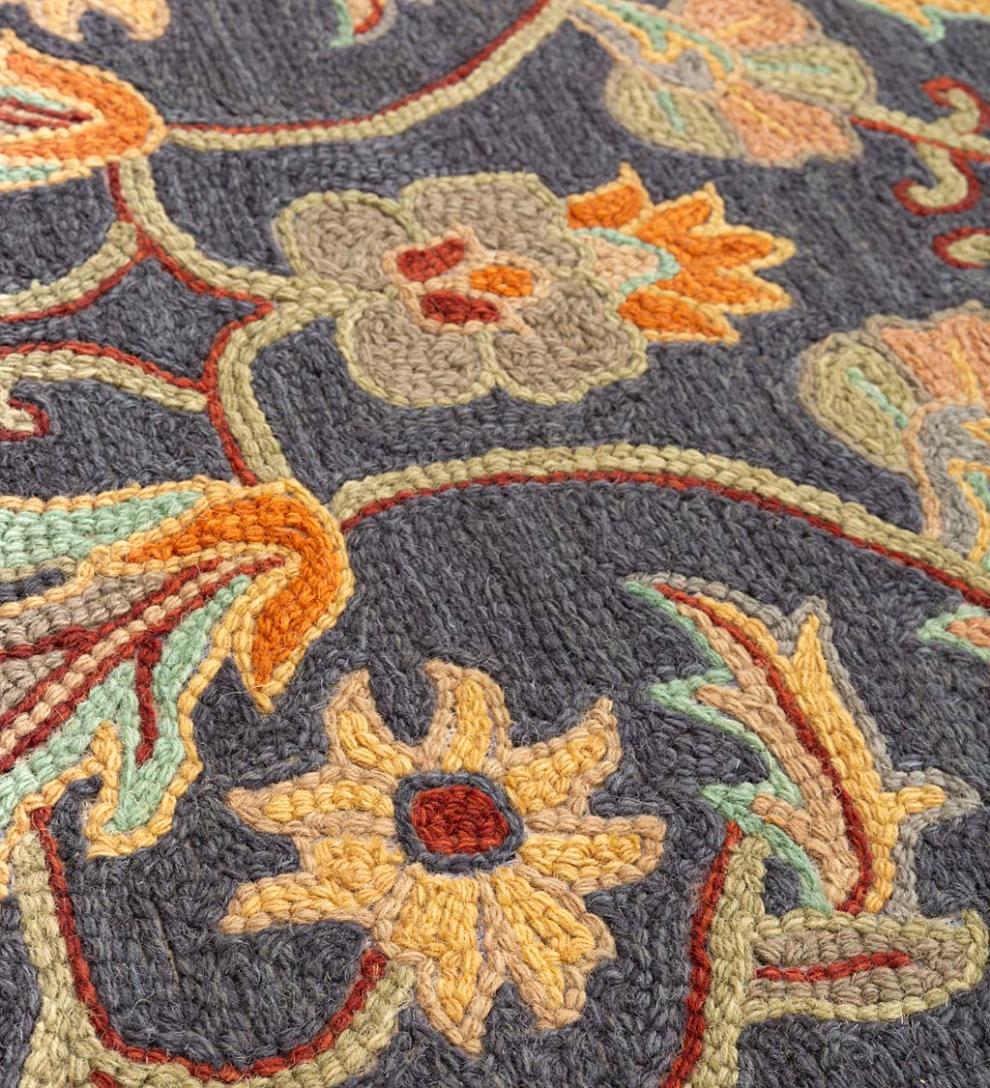 Plow & Hearth Wool Rugs Indoor Living Mclean Wool Rug