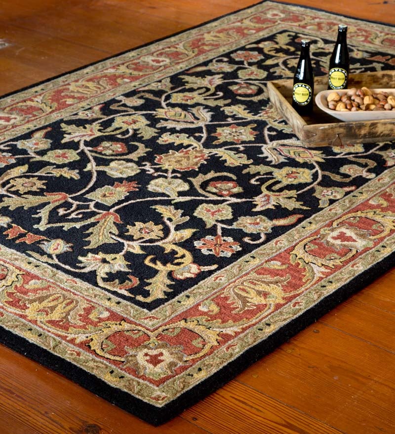 Plow & Hearth Wool Rugs Indoor Living Mclean Wool Rug