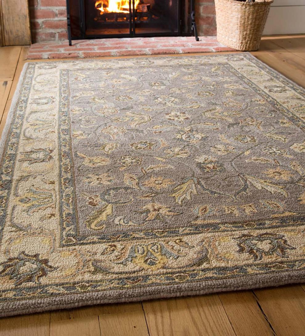 Plow & Hearth Wool Rugs Indoor Living Mclean Wool Rug