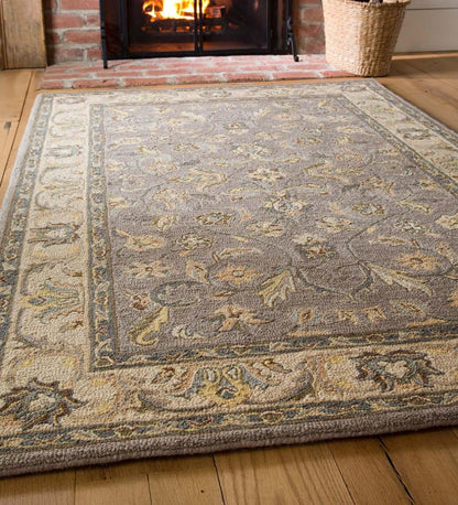 Plow & Hearth Wool Rugs Indoor Living Mclean Wool Rug