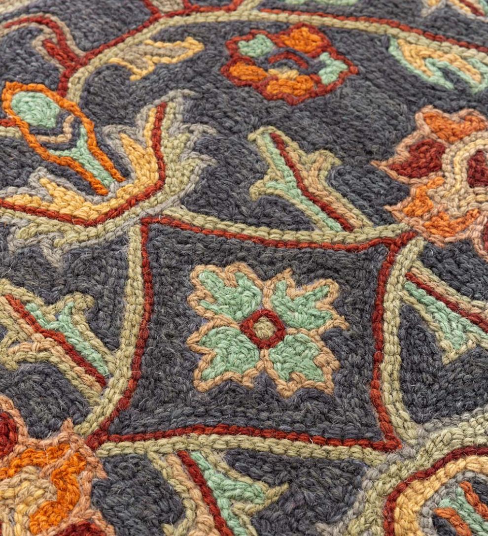 Plow & Hearth Wool Rugs Indoor Living Mclean Wool Rug
