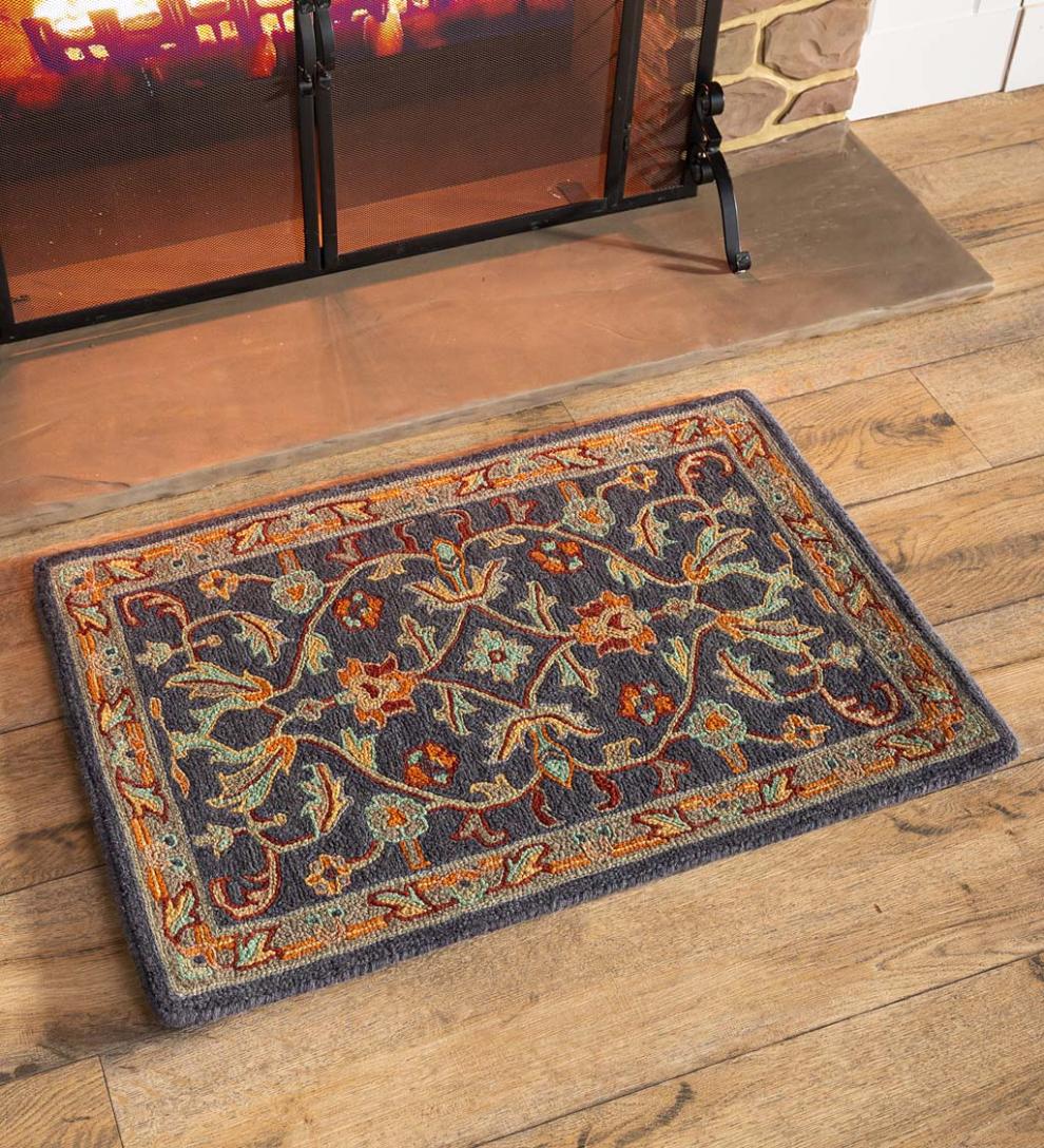 Plow & Hearth Wool Rugs Indoor Living Mclean Wool Rug