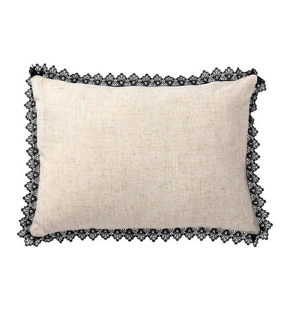 Plow & Hearth Home Accents Indoor Living Lighted Halloween Decorative Throw Pillow - Raven With Jack-O'-Lanterns