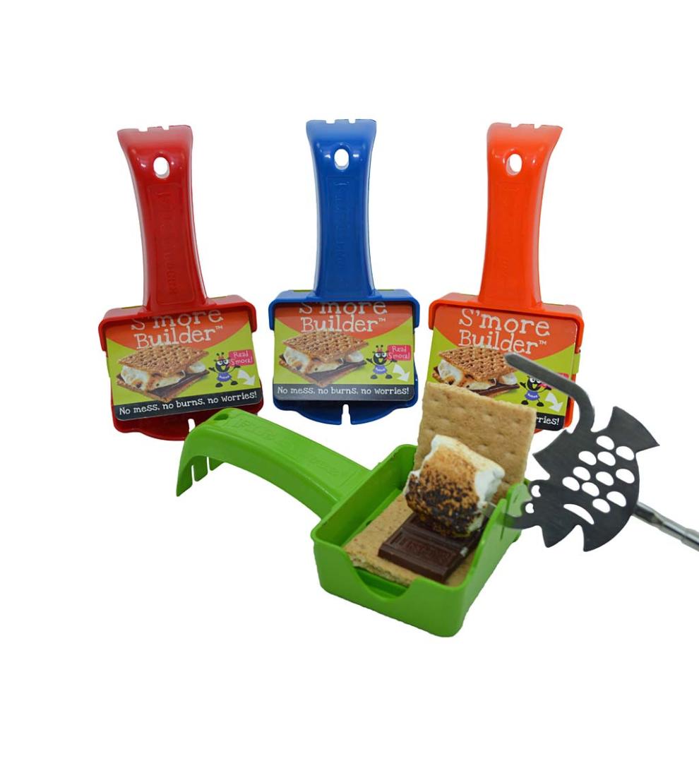 Plow & Hearth Fire Pits Fireplace & Hearth Campfire Fun Pak With Roasting Sticks And S'More Builder