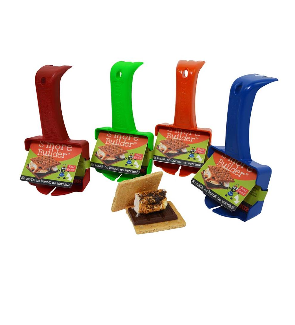 Plow & Hearth Fire Pits Fireplace & Hearth Campfire Fun Pak With Roasting Sticks And S'More Builder