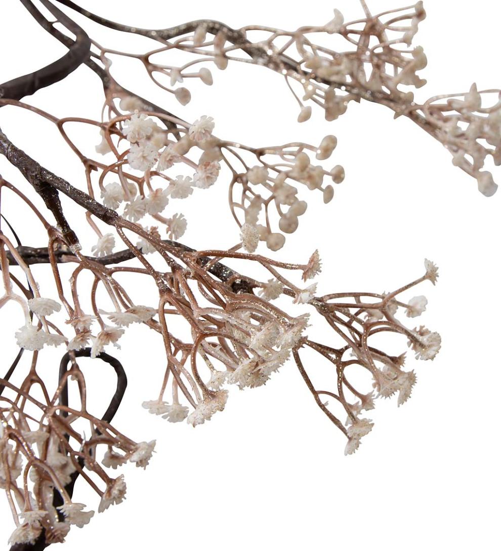 Plow & Hearth Home Accents Indoor Living Indoor/Outdoor Lighted Baby'S Breath Garland With Timer