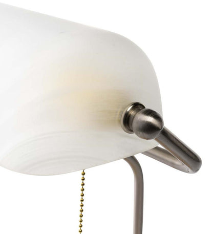 Plow & Hearth Home Accents Indoor Living Banker'S Desk Lamp With Wireless Charging Station