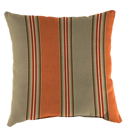 Plow & Hearth Outdoor Furniture Cushions Outdoor Living Sunbrella Throw Pillow, 15" Sq. X 7" - Bandana