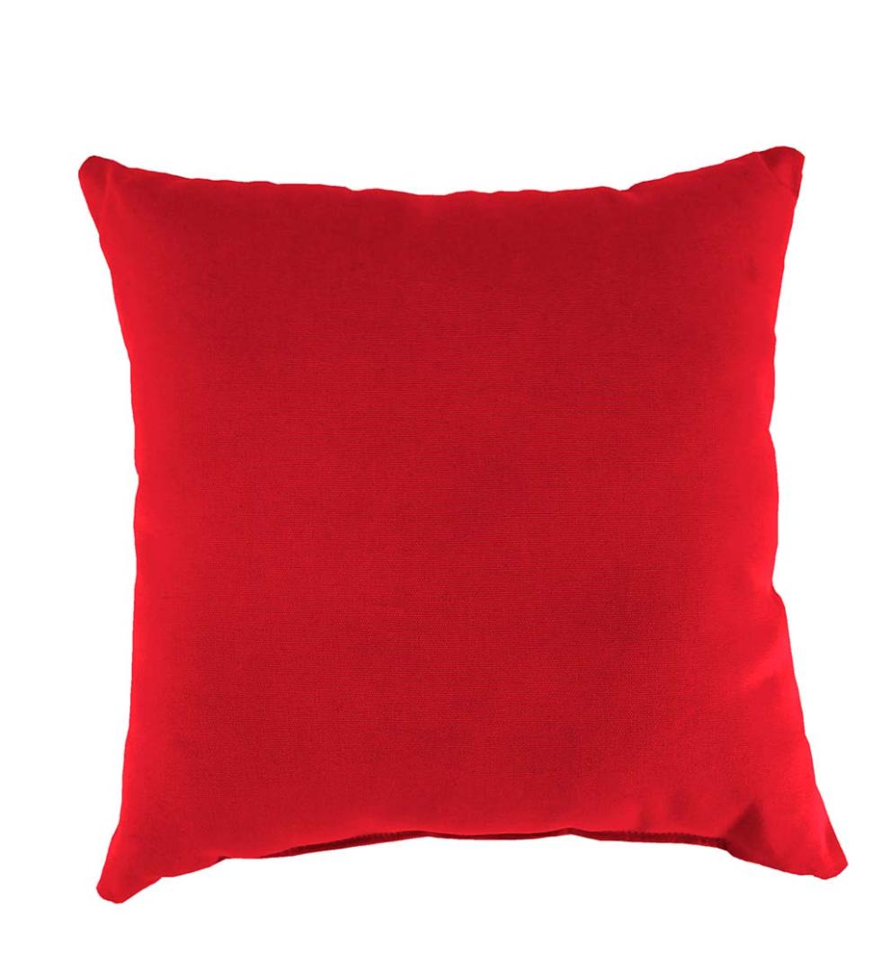 Plow & Hearth Outdoor Furniture Cushions Outdoor Living Sunbrella Throw Pillow, 22" Sq. X 8" - Bandana