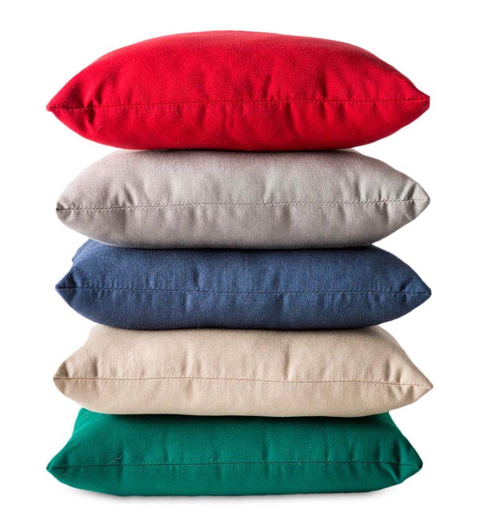Plow & Hearth Outdoor Furniture Cushions Outdoor Living Sunbrella Throw Pillow, 22" Sq. X 8" - Bandana