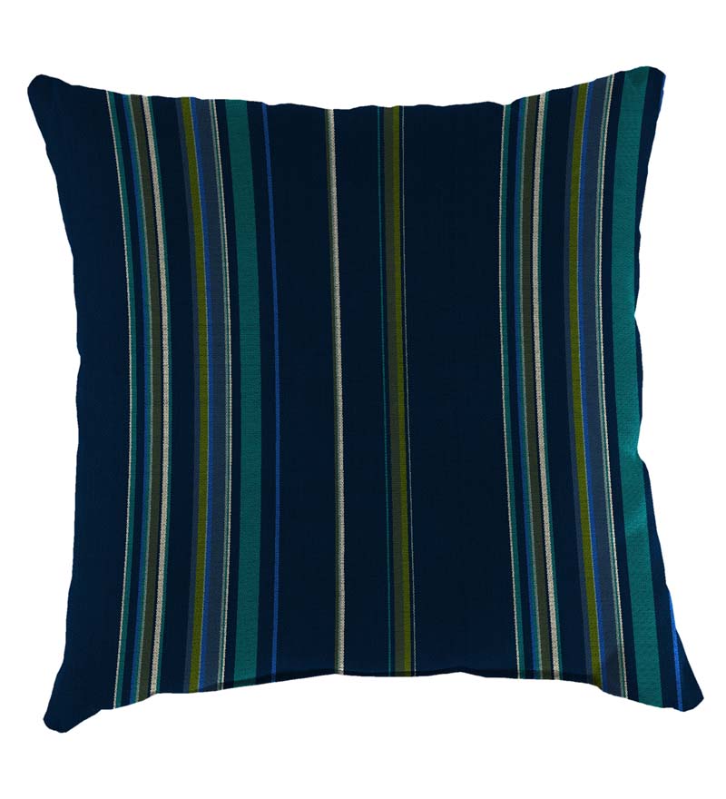Plow & Hearth Outdoor Furniture Cushions Outdoor Living Sunbrella Throw Pillow, 22" Sq. X 8" - Bandana