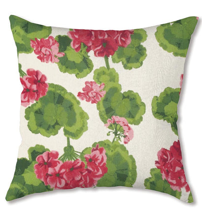 Plow & Hearth Outdoor Furniture Cushions Outdoor Living Polyester Classic Throw Pillow, 22" Sq. X 8" - Forest Green