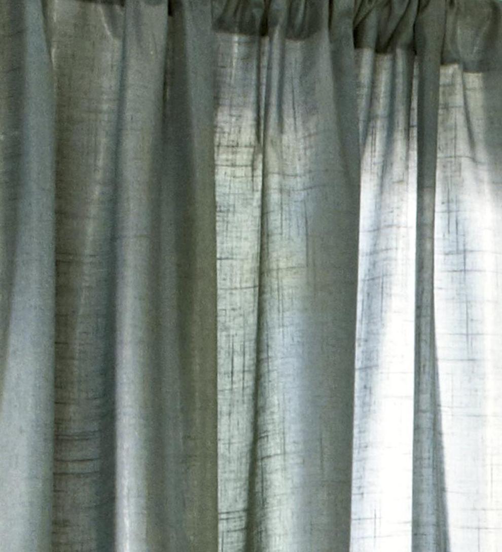 Plow & Hearth Insulated Curtains Indoor Living Thermalogic Thermasheer Insulating Rod-Pocket Semi-Sheer Window Curtain Panels