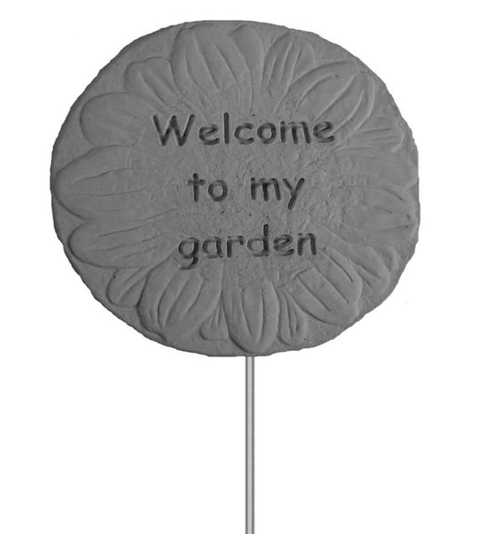 Plow & Hearth Decorative Garden Accents Yard & Garden "Welcome"Garden Flower