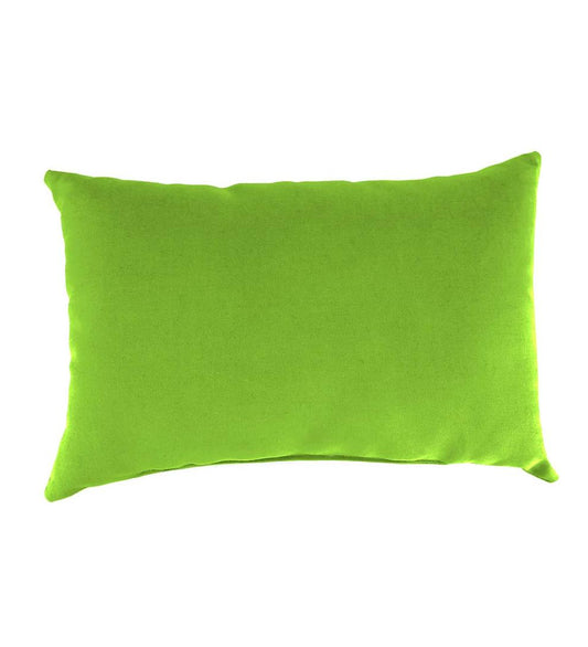 Plow & Hearth Outdoor Furniture Cushions Outdoor Living Polyester Classic Lumbar Pillow, 19" X 12" X 5½" - Rose Garden