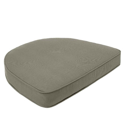 Plow & Hearth Outdoor Furniture Cushions Outdoor Living Sunbrella Chair Cushion With Rounded Back, 17½" X 15½" X 3" - Bandana