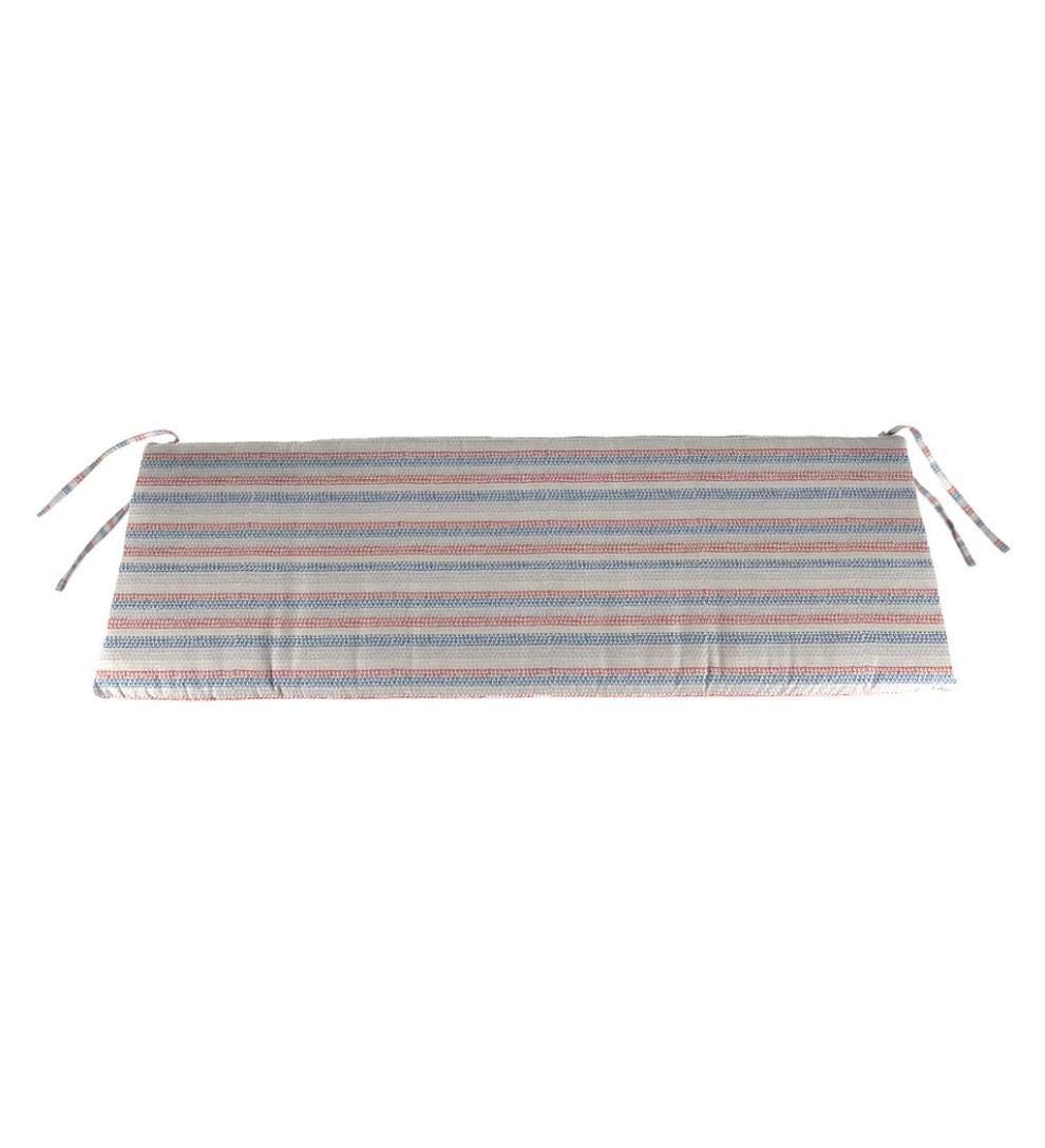 Plow & Hearth Outdoor Furniture Cushions Outdoor Living Sunbrella Classic Swing/Bench Cushion, 36" X 16" X 3" - Bandana
