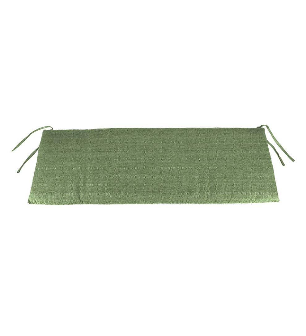 Plow & Hearth Outdoor Furniture Cushions Outdoor Living Sunbrella Classic Swing/Bench Cushion, 36" X 16" X 3" - Bandana