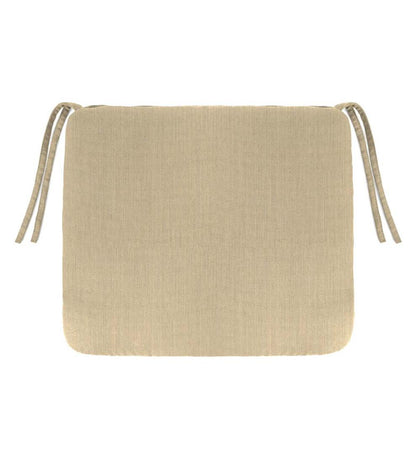 Plow & Hearth Outdoor Furniture Cushions Outdoor Living Sunbrella Classic Chair Cushion With Ties, 18½" X 16½" X 3" - Bandana
