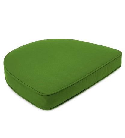 Plow & Hearth Outdoor Furniture Cushions Outdoor Living Sunbrella Chair Cushion With Rounded Back, 18" X 17¾" X 3" - Bandana