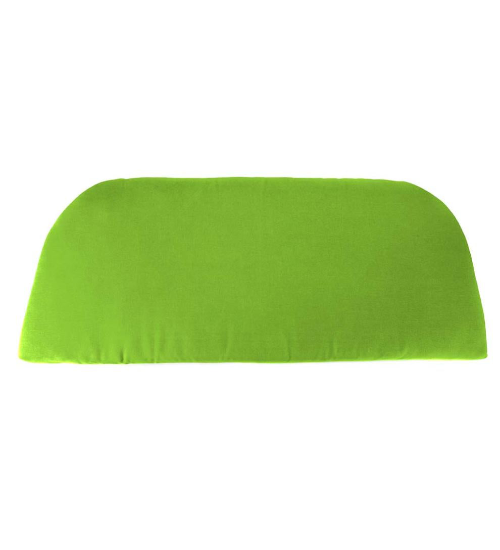 Plow & Hearth Outdoor Furniture Cushions Outdoor Living Polyester Classic Swing/Bench Cushion, 41" X 18¾" X 3" - Leaves