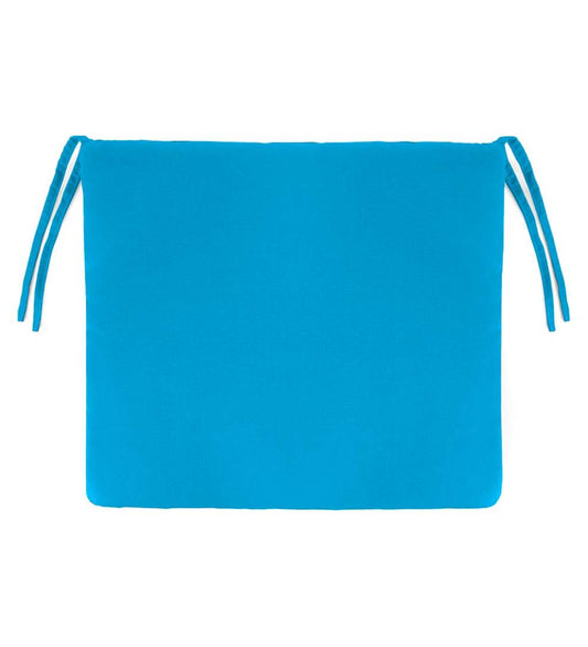 Plow & Hearth Outdoor Furniture Cushions Outdoor Living Sunbrella Chair And Adirondack Seat Cushion With Ties, 20½" X 19" X 2½" - Bandana
