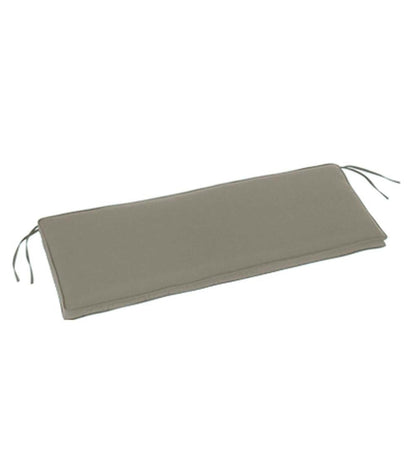 Plow & Hearth Outdoor Furniture Cushions Outdoor Living Sunbrella Swing/Bench Cushion With Ties, 48" X 19" X 3" - Bandana