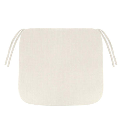 Plow & Hearth Outdoor Furniture Cushions Outdoor Living Polyester Classic Chair Cushion With Ties, 19½" X 19" X 3" - Forest Green