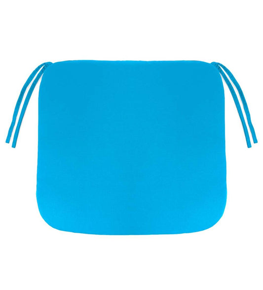 Plow & Hearth Outdoor Furniture Cushions Outdoor Living Sunbrella Chair Cushion With Ties, 19½"X 19"X 3" - Bandana
