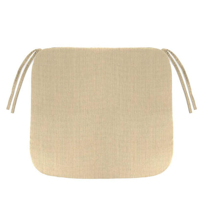 Plow & Hearth Outdoor Furniture Cushions Outdoor Living Sunbrella Chair Cushion With Ties, 19½"X 19"X 3" - Bandana