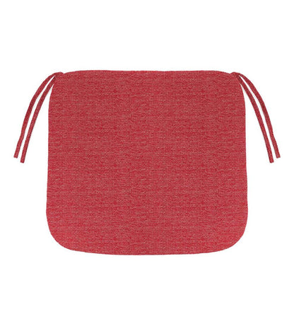 Plow & Hearth Outdoor Furniture Cushions Outdoor Living Sunbrella Chair Cushion With Ties, 19½"X 19"X 3" - Bandana