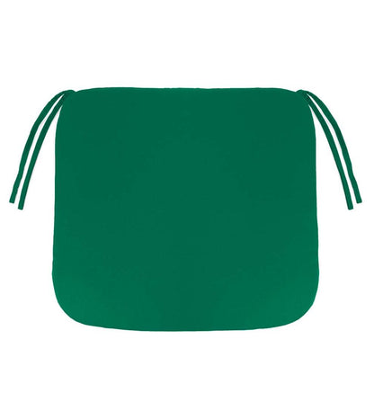 Plow & Hearth Outdoor Furniture Cushions Outdoor Living Sunbrella Chair Cushion With Ties, 19½"X 19"X 3" - Bandana