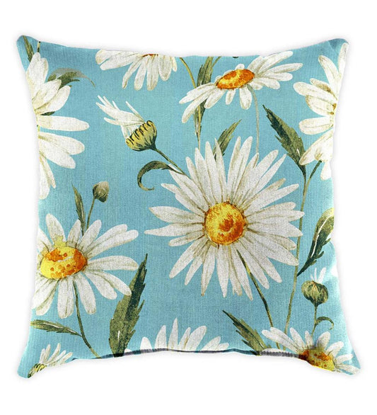 Plow & Hearth Outdoor Furniture Cushions Outdoor Living Polyester Classic Swing/Bench Cushion, 41" X 20" X 3" - Aqua