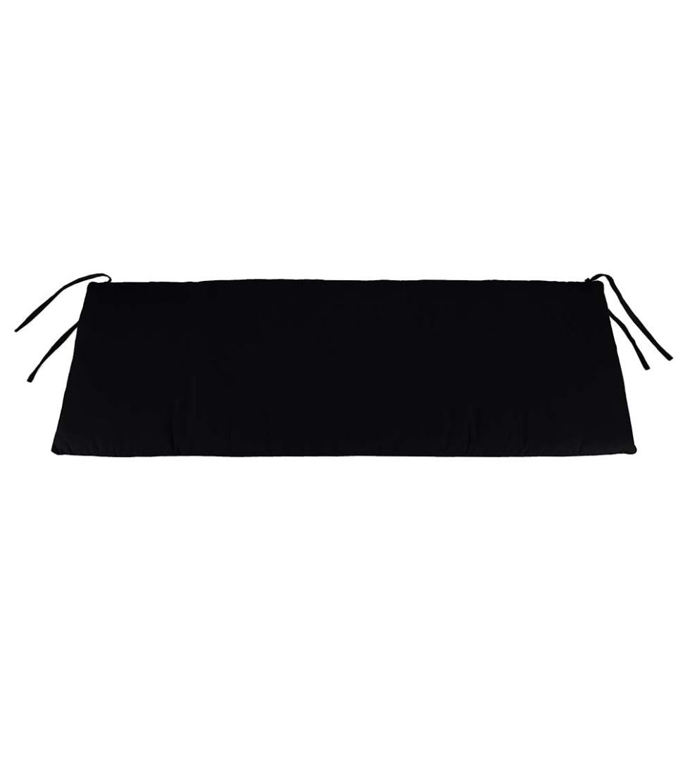 Plow & Hearth Outdoor Furniture Cushions Outdoor Living Sunbrella Classic Swing/Bench Cushion, 41" X 20" X 3" - Bandana