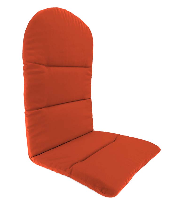 Plow & Hearth Outdoor Furniture Cushions Outdoor Living Sunbrella Classic Adirondack Cushion, 49" X 20½" X 2½"; Hinged At 18" From Bottom - Beachglass