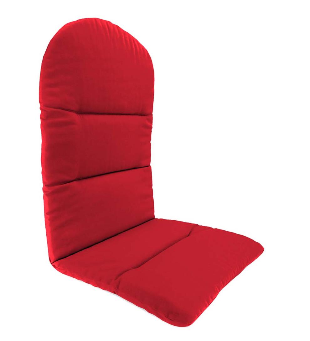 Plow & Hearth Outdoor Furniture Cushions Outdoor Living Sunbrella Classic Adirondack Cushion, 52" X 20½" X 2½"; Hinged At 18½" From Bottom - Beachglass